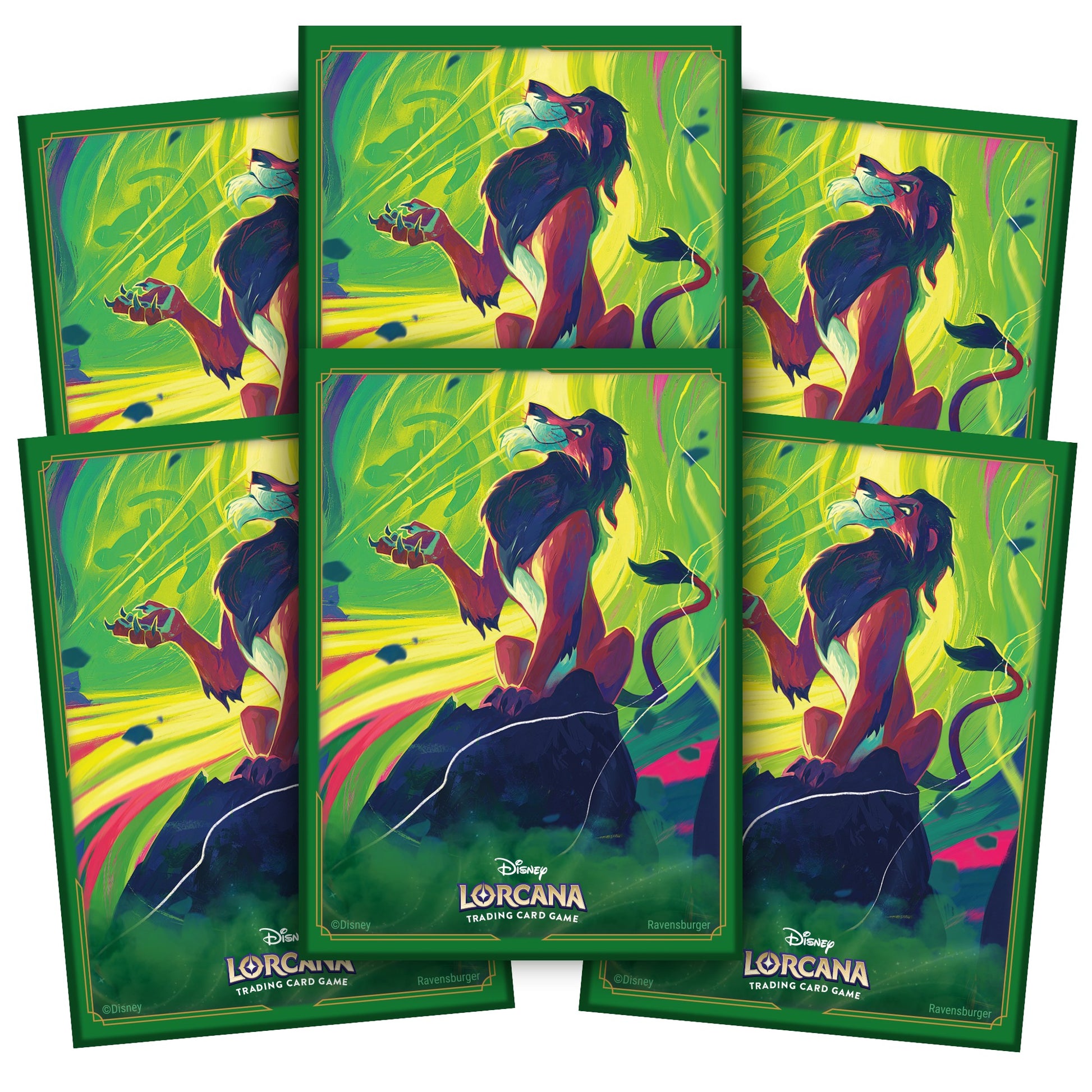 Lorcana: Azurite Sea Card Sleeves Scar