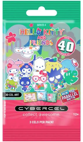 CYBERCEL: Hello Kitty and Friends Series 4 Pack - Tropical Trading Cards - VGMX