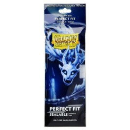 Dragon Shield Sleeves: Perfect Fit Japanese Sealable - Clear 100CT - VGMX