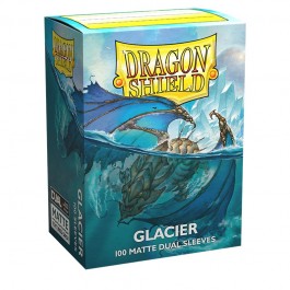 Dragon Shield Sleeves: Standard Matte Dual - Glacier 100CT - VGMX