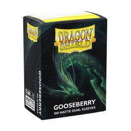 Dragon Shield Sleeves: Standard Matte Dual - Gooseberry 100CT - VGMX