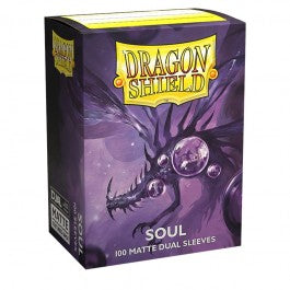 Dragon Shield Sleeves: Standard Matte Dual - Soul 100CT - VGMX