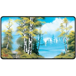 Ultra Pro Black Stitched Playmat Bob Ross Lakeside Path - VGMX