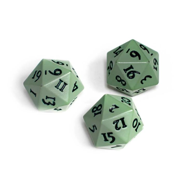 Ultra Pro Heavy Metal Dice D20 Vivid Cool Matcha - VGMX