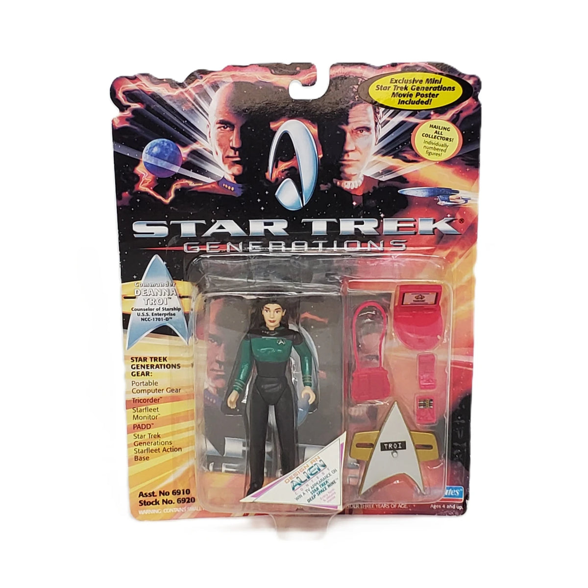 Star Trek: Generations| Commander Deanna Troi Action Figure
