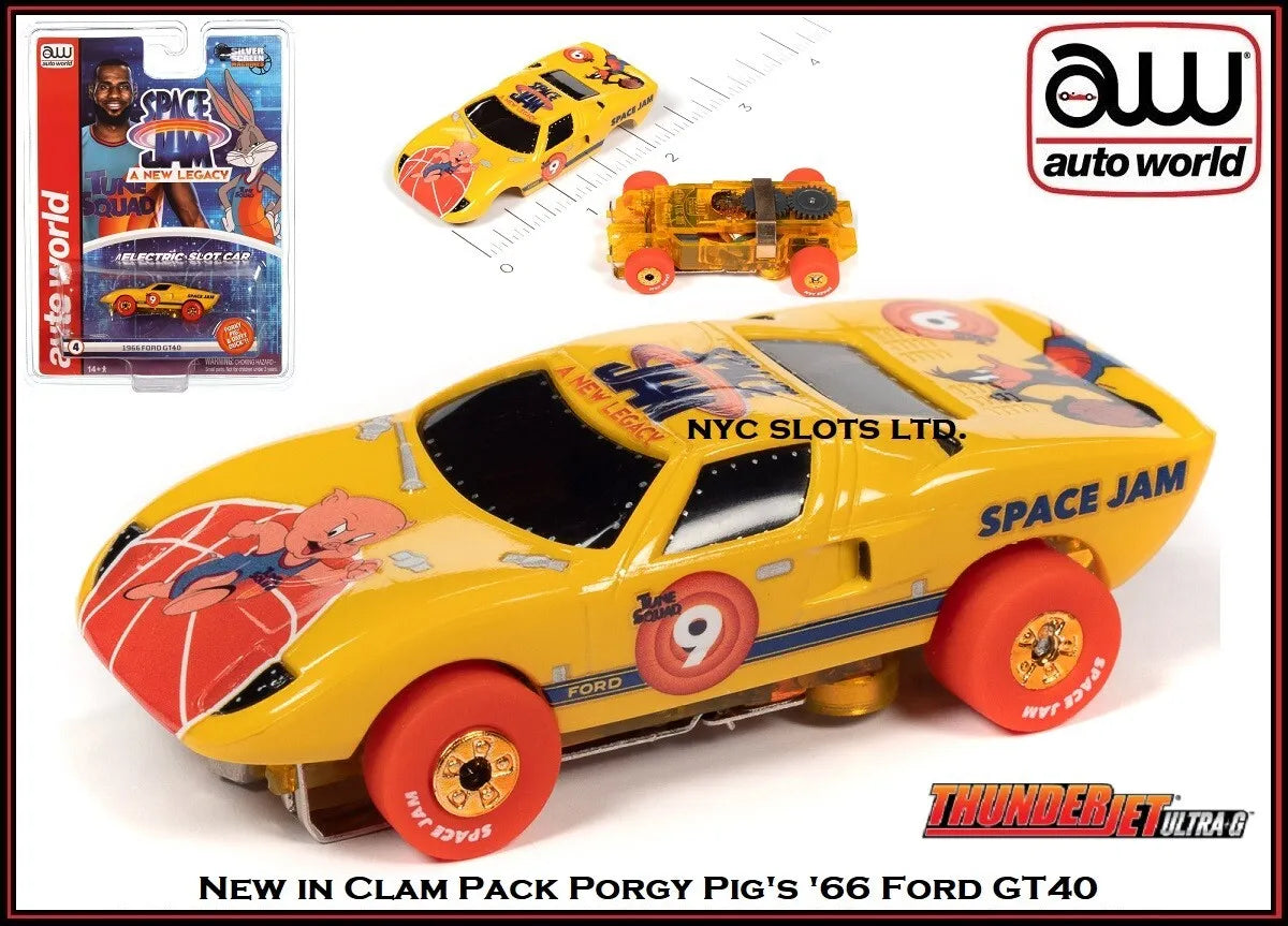 Auto World '66 Ford GT40 Release 1 ThunderJet Also Fits AW, AFX SC386 SPACE JAM - VGMX