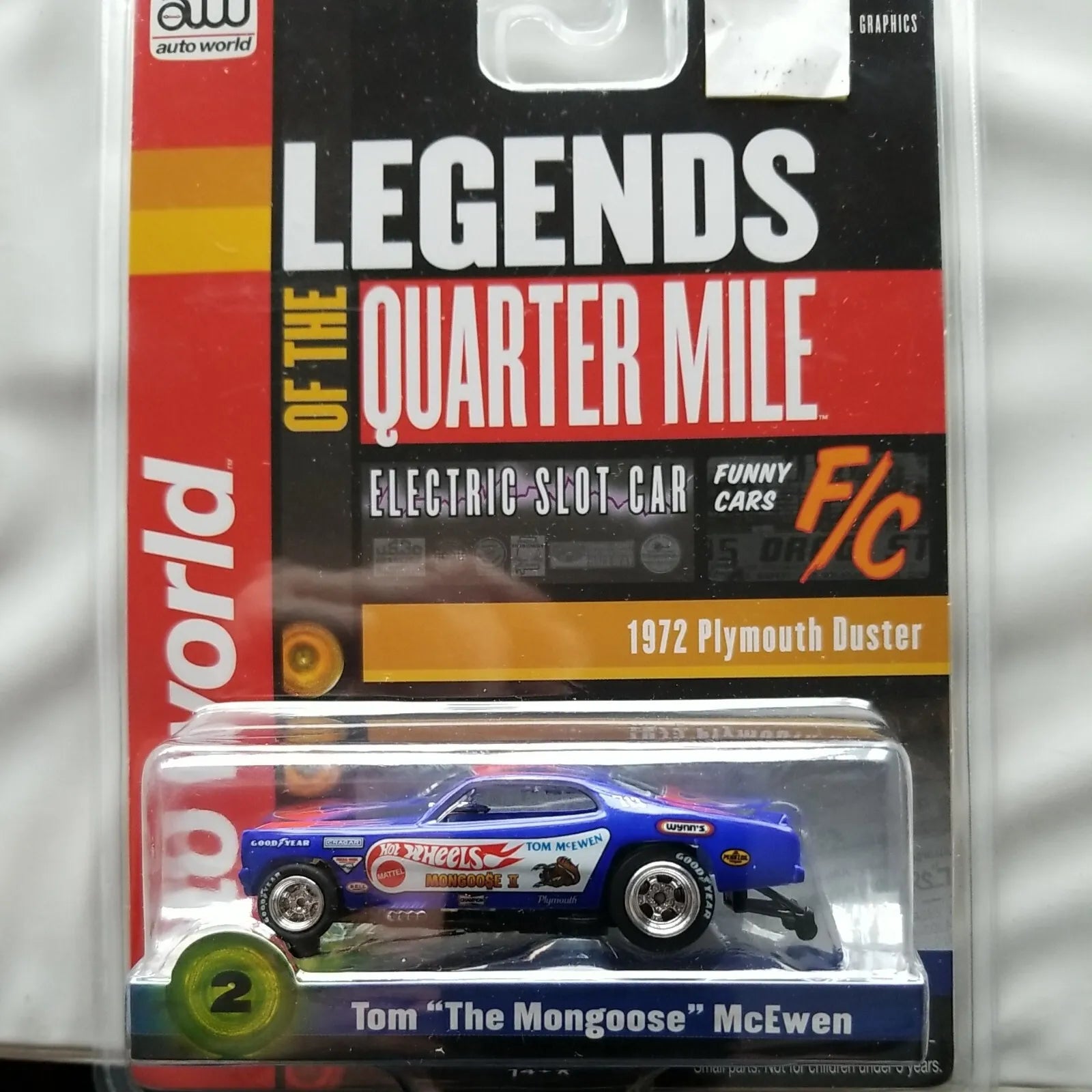 AW Legends Of The Quarter Mile, Tom “The Mongoose” McEwen 4 Gear Slot Car - VGMX