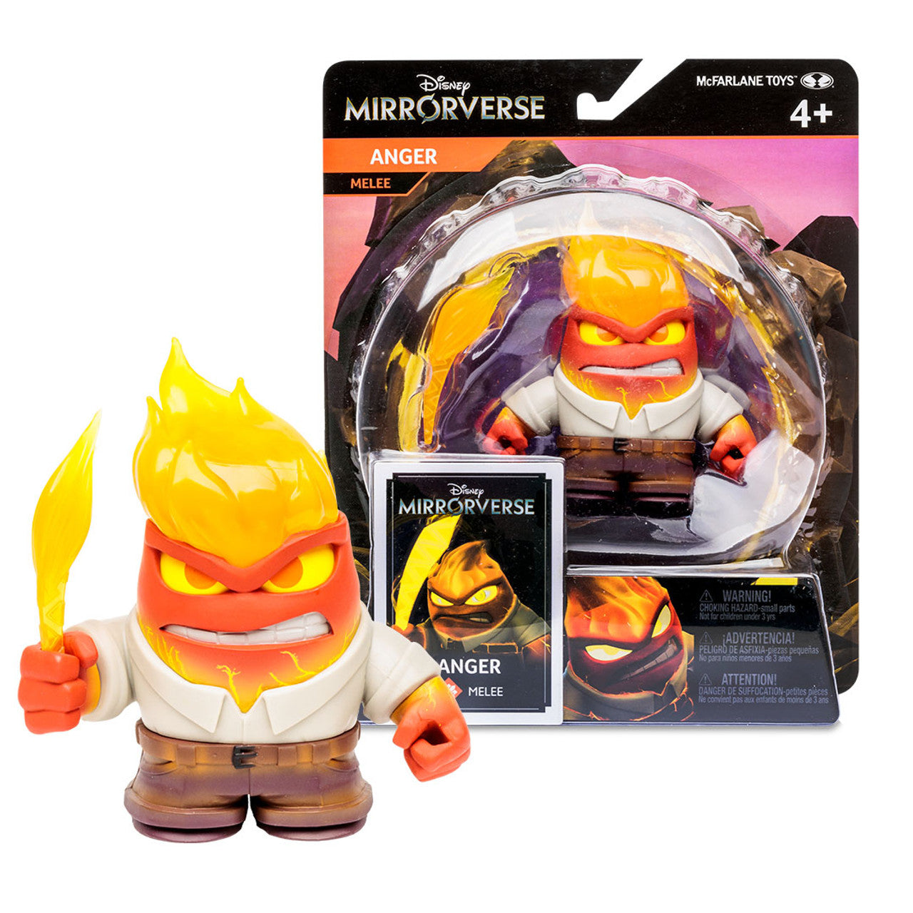 Disney Mirrorverse Anger 5" WV3 McFarlane Figure - VGMX