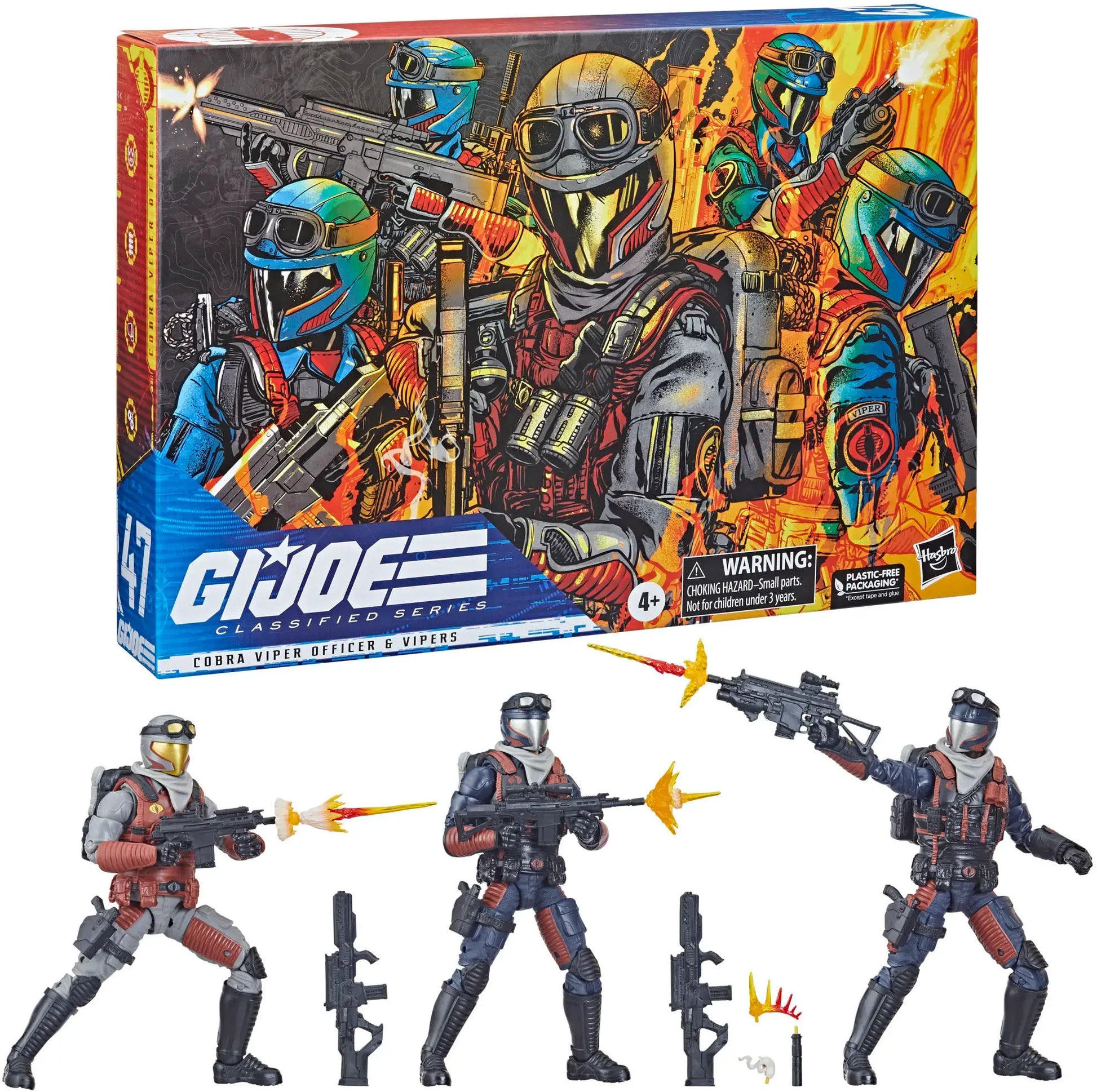 G.I. Joe - Classified Series Cobra Viper Officer & Vipers Action Figures - VGMX