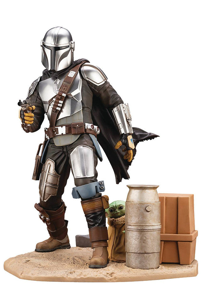 Kotobukiya Star Wars The Mandalorian & The Child ArtFX PVC Statue - VGMX