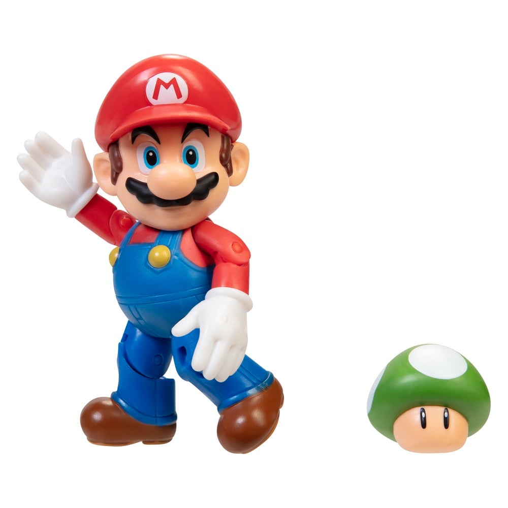 Nintendo Super Mario with 1-Up Mushroom Figure - VGMX