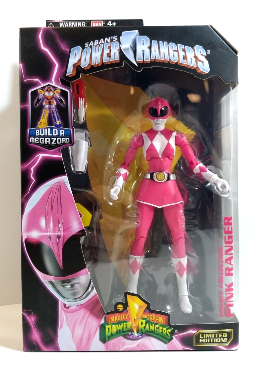 Power Rangers Mighty Morphin 6.5" Pink Ranger Legacy Figure - VGMX