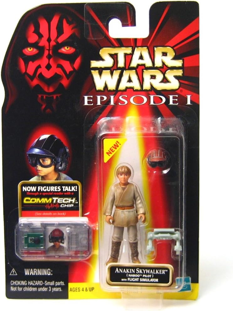 Star Wars Anakin Skywalker Naboo Pilot w/Flight Simulator Action Figure Episode 1 - VGMX