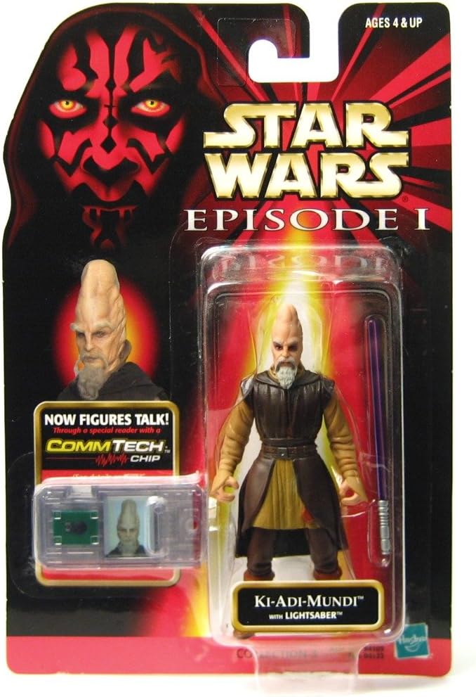 Star Wars Episode I Basic Figure Collection III: Ki Adi Mundi with Lightsaber - VGMX
