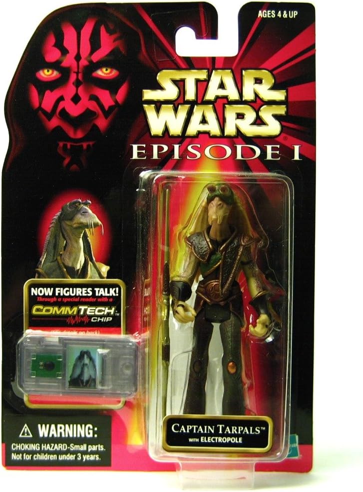 Star Wars Episode I Captain Tarpals with Electropole Action Figure - VGMX