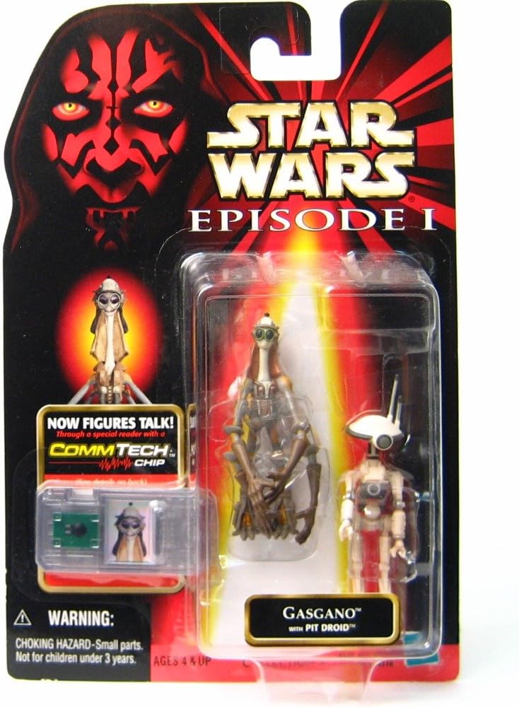 Star Wars Episode I Gasgano with Pit Droids Action Figure - VGMX