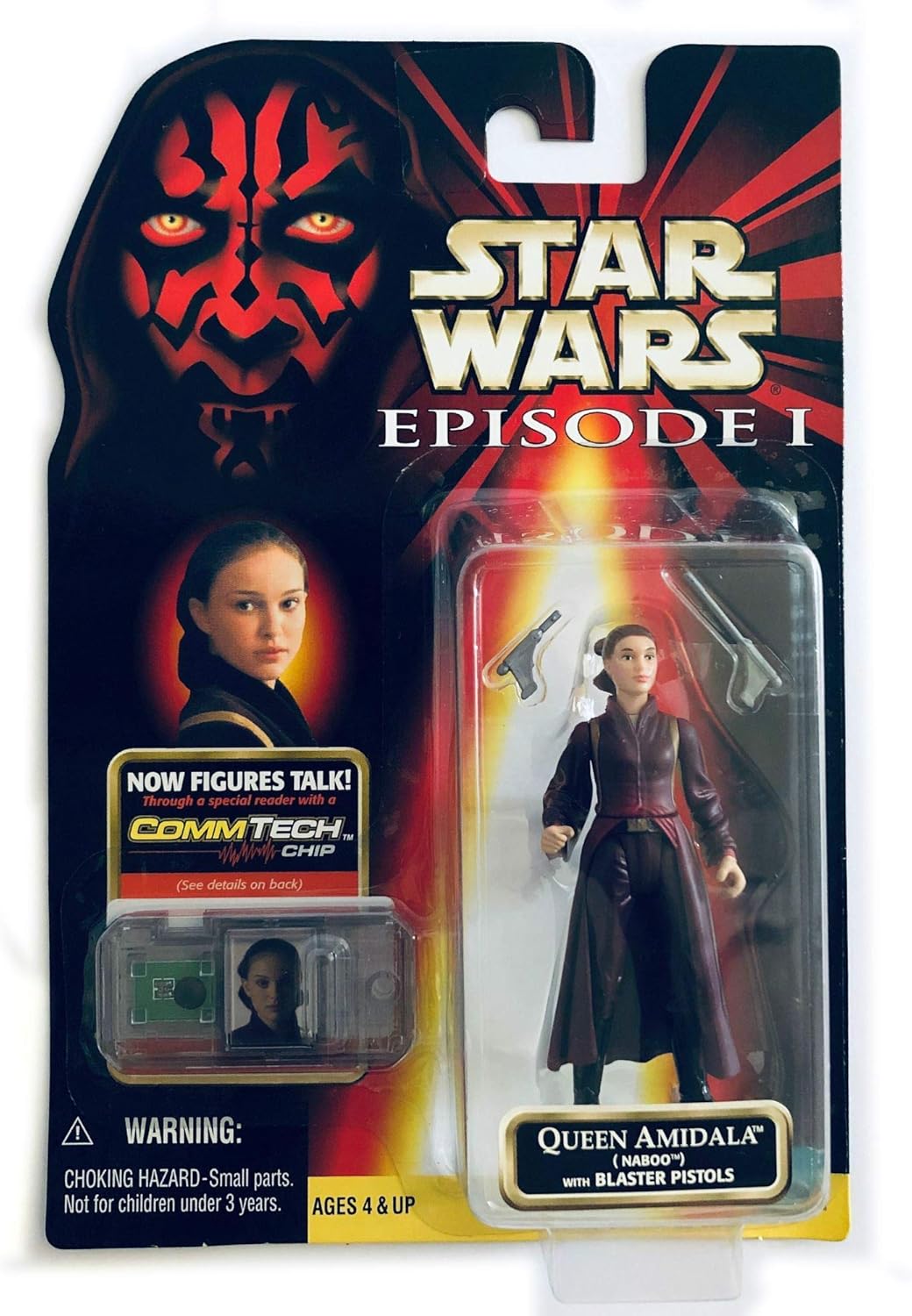 Star Wars Episode I Queen Amidala (Naboo) with Blaster Pistols Action Figure - VGMX