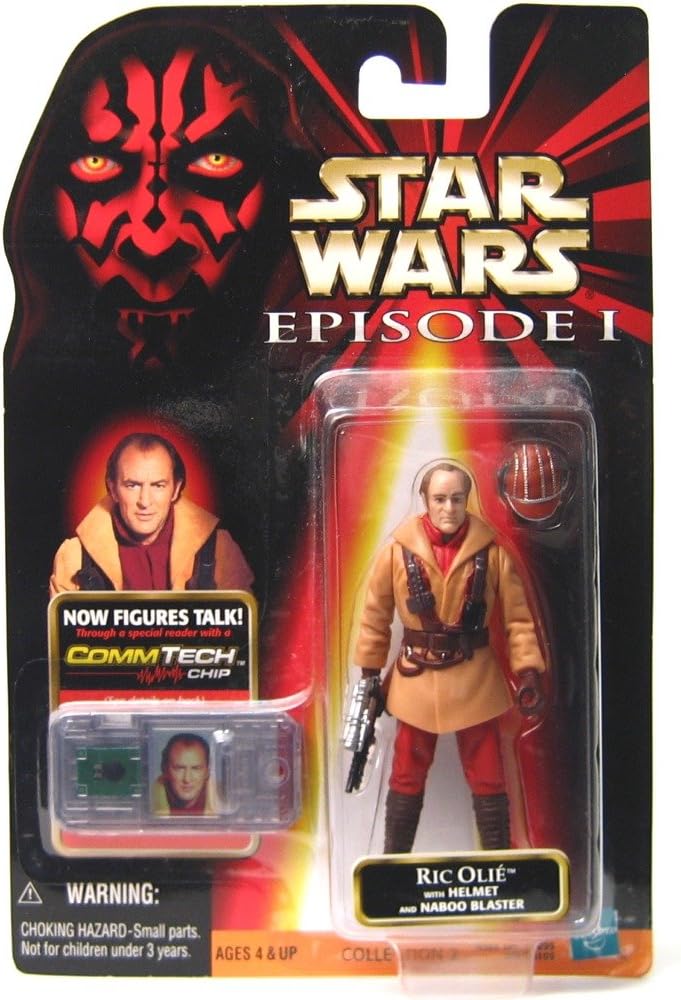 Star Wars Episode I: Ric Olie with Helmet and Naboo Blaster Action Figure - VGMX