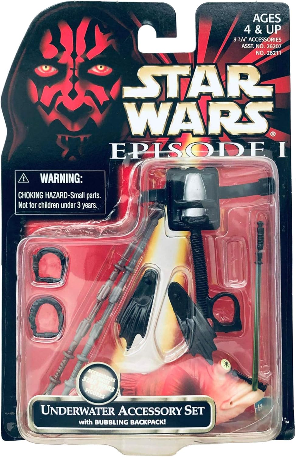 Star Wars: Episode I Underwater Accessory Set with Bubbling Backpack - VGMX