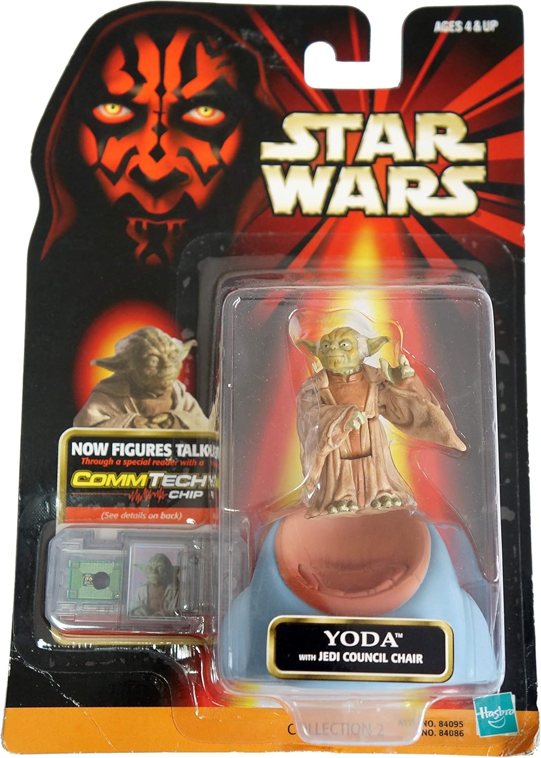 Star Wars, Episode I Yoda with Jedi Council Chair Action Figure - VGMX