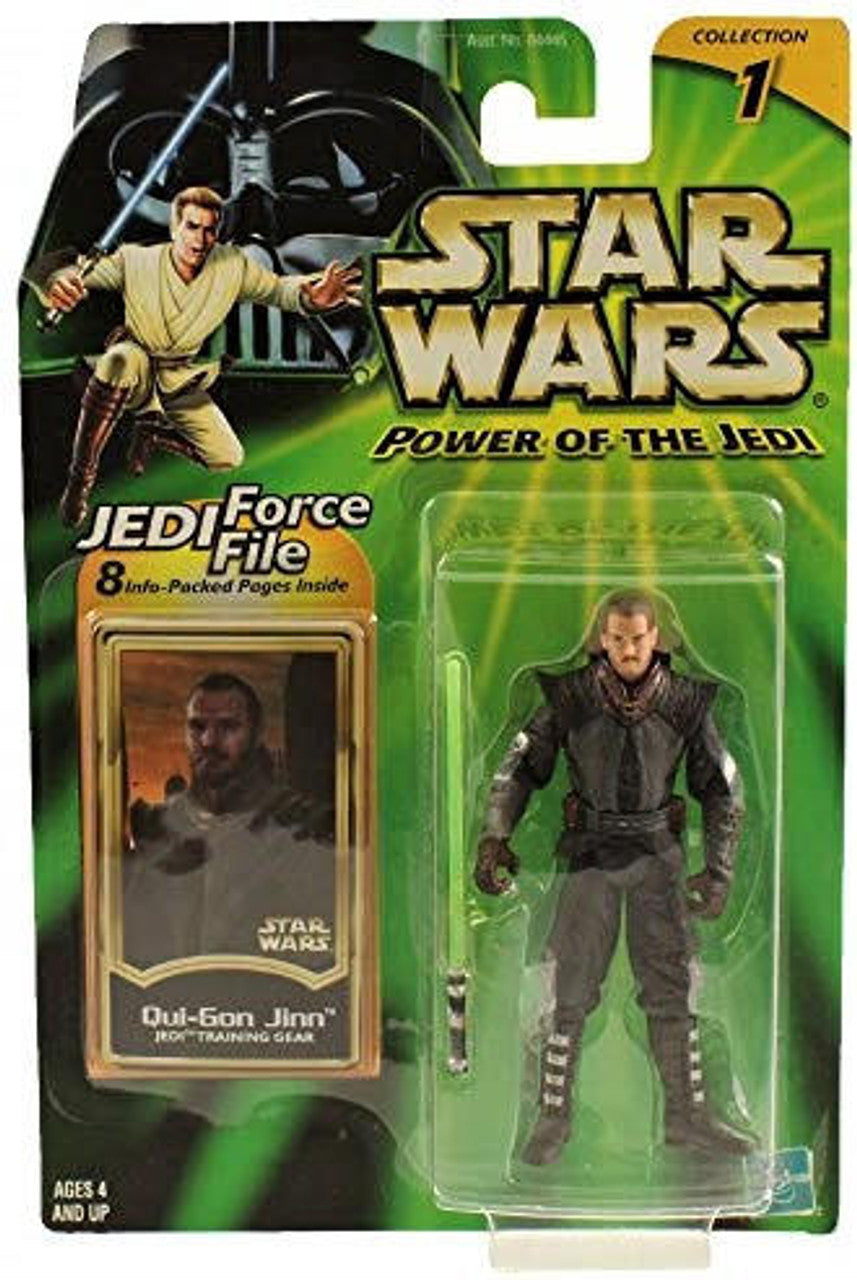 Star Wars Power of the Jedi Qui-Gon Jinn Jedi Training Gear Action Figure - VGMX