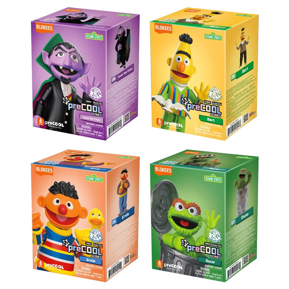 Blokees Sesame Street preCOOL Series 02 Model Kits (Various Characters)