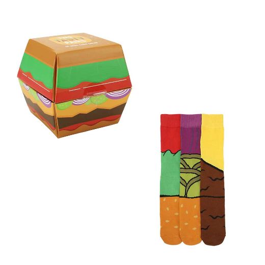 Bioworld Food Themed Crew Socks Box Set - VGMX