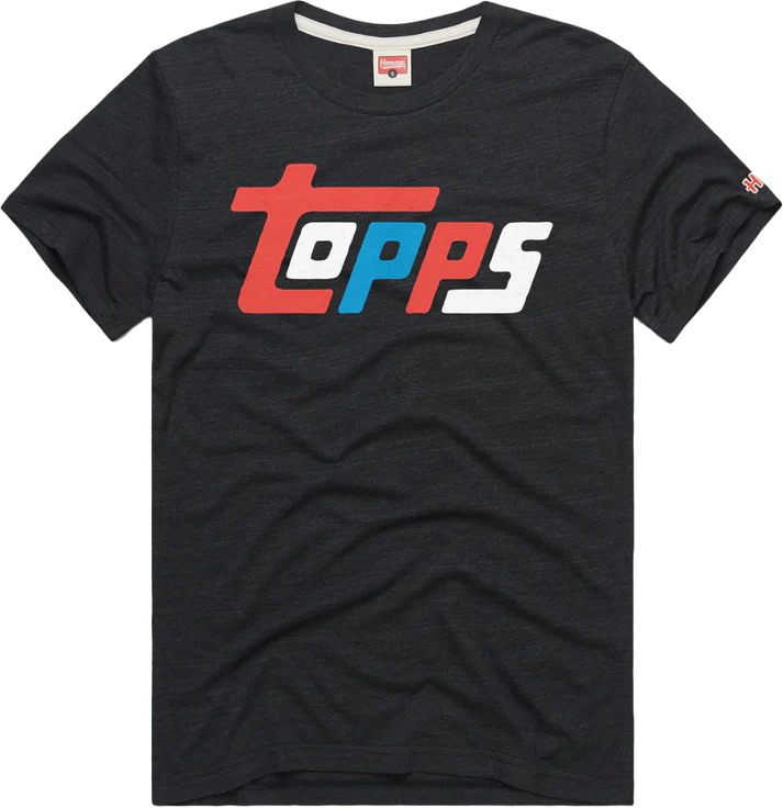 Unisex Topps Baseball 1981 - Black Short Sleeve Crewneck T-Shirt - VGMX