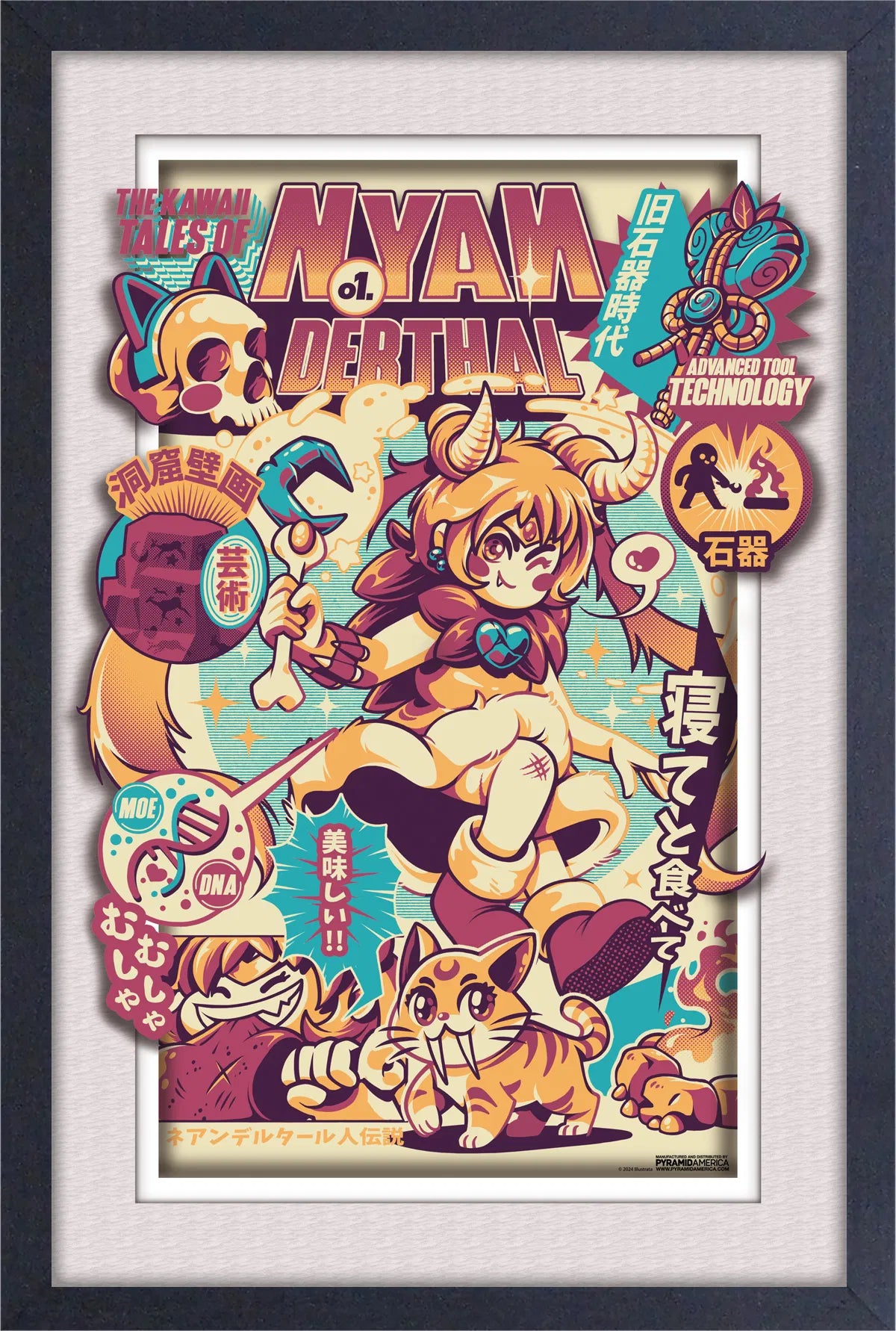 Ilustrata - Nyanderthal Poster - VGMX