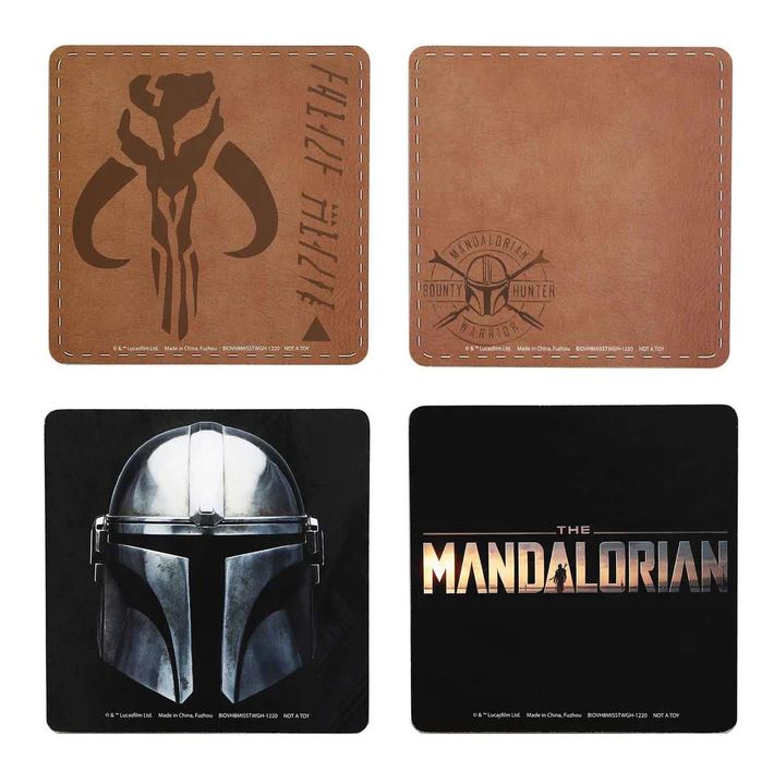 Star Wars The Mandalorian Coasters Set of 4 - VGMX