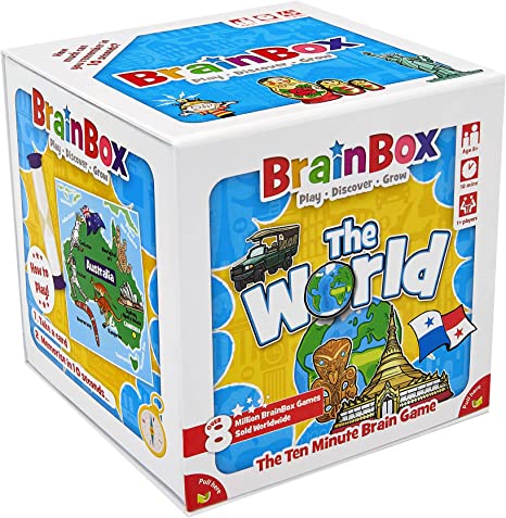 Brain Box The World Card Game | Trivia Game - VGMX