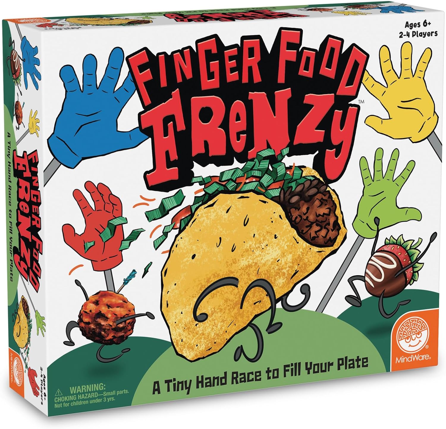 MindWare Finger Food Frenzy Family Board Game - VGMX
