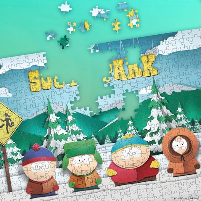 South Park Bus Stop 1000pc Jigsaw Puzzle - VGMX