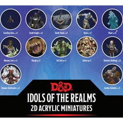 Dungeons & Dragons Idols of the Realms: 2D Acrylic Miniatures: Boneyard Set 1 - VGMX