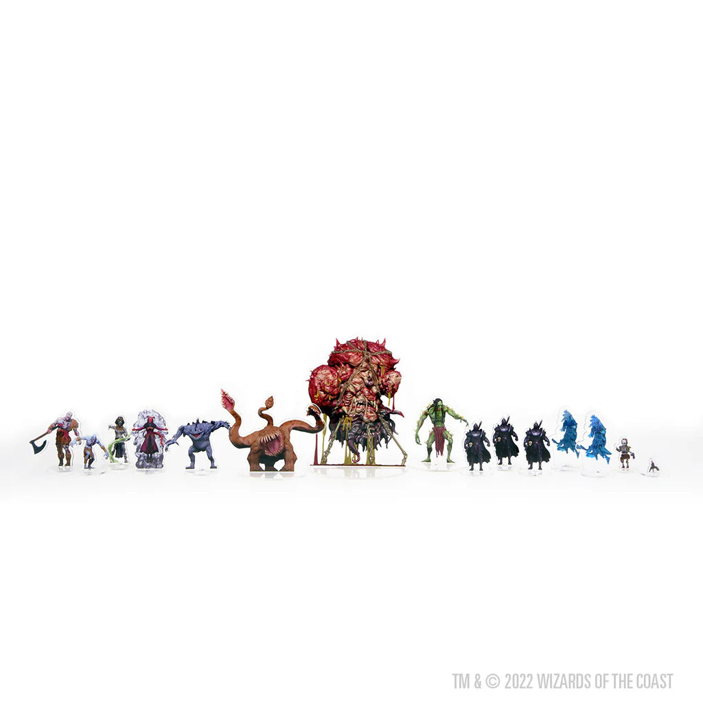 Dungeons & Dragons Idols of the Realms: 2D Acrylic Miniatures: Boneyard Set 1 - VGMX