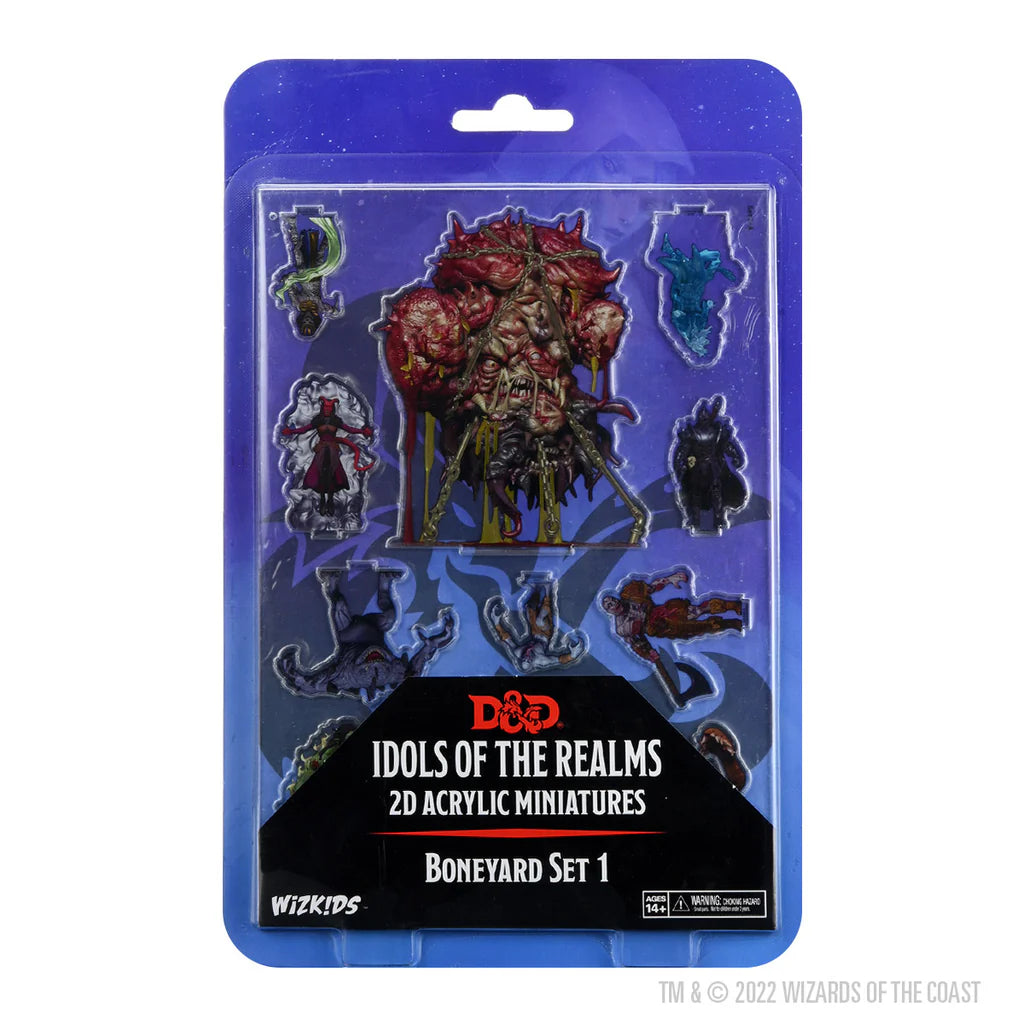 Dungeons & Dragons Idols of the Realms: 2D Acrylic Miniatures: Boneyard Set 1 - VGMX
