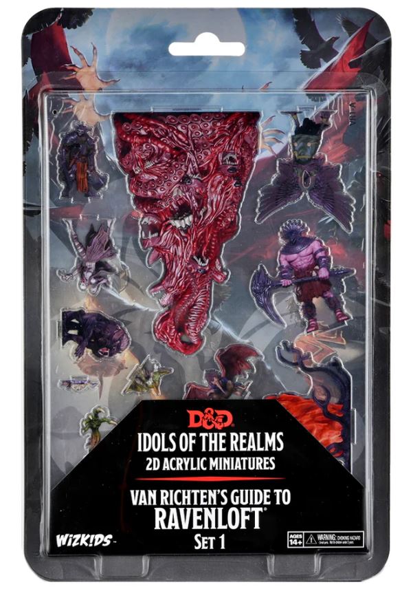 Dungeons & Dragons: Idols of the Realms 2D Acrylic Miniatures: Ruide to Ravenloft Set 1 - VGMX