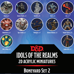Dungeons & Dragons Idols of the Realms: 2D Minis: Boneyard Set 2 - VGMX