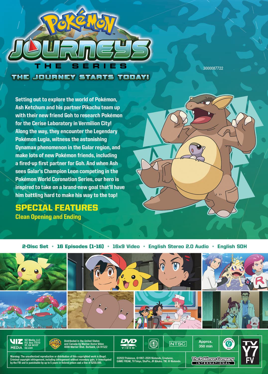 Pokemon Journeys: The Series DVD - VGMX