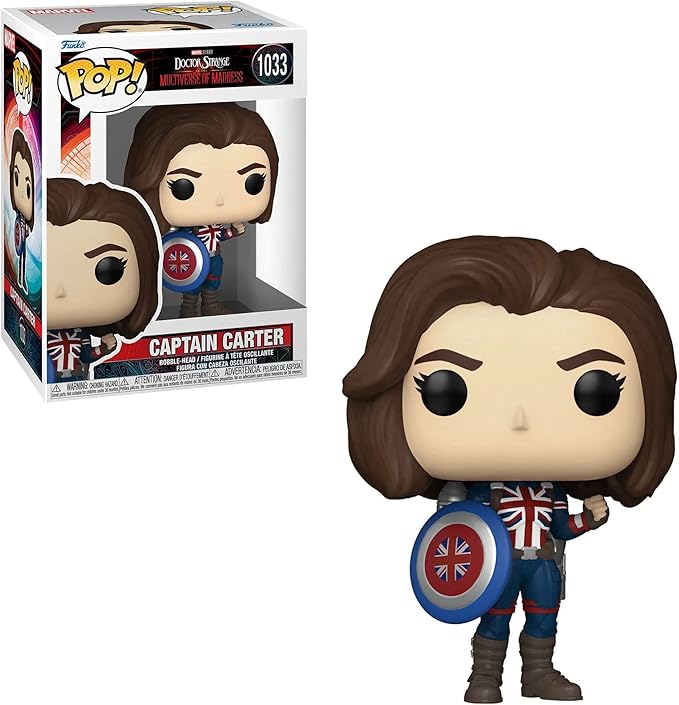 Funko Pop! Marvel Doctor Strange in the Multiverse of Madness Captain Carter #1033 - VGMX