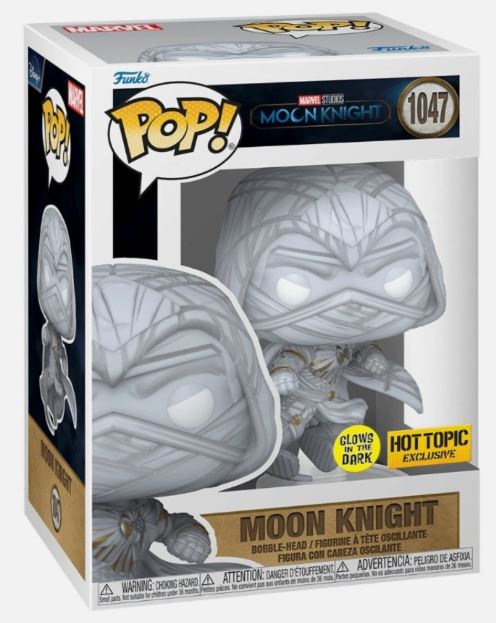 Funko Pop! Marvel Moon Knight Glows in the Dark [Hot Topic Exclusive] #1047 - VGMX