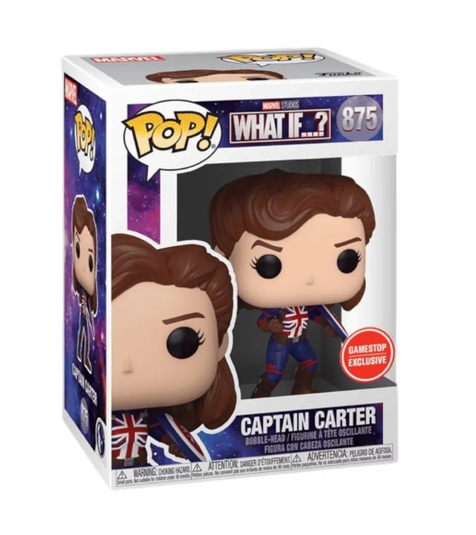 Funko Pop! Marvel What If...? Captain Carter [GameStop Exclusive] #875 - VGMX