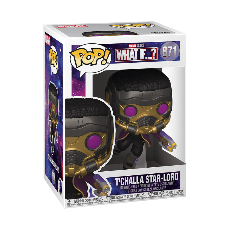 Funko Pop! Marvel What If...? T'Challa Star-Lord #871 - VGMX