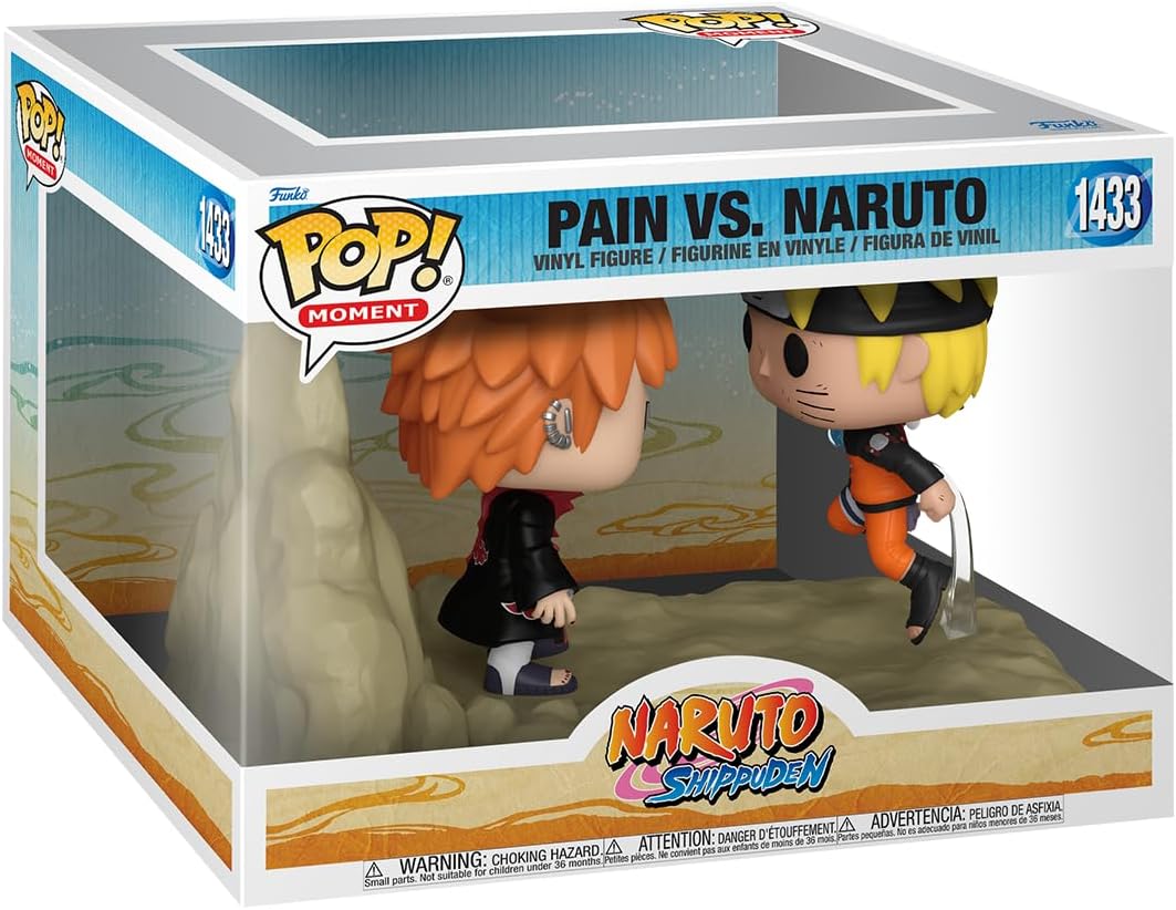 Funko POP! Moment: Naruto Shippuden Naruto Uzumaki - Pain vs. Naruto Uzumaki #1433 - VGMX