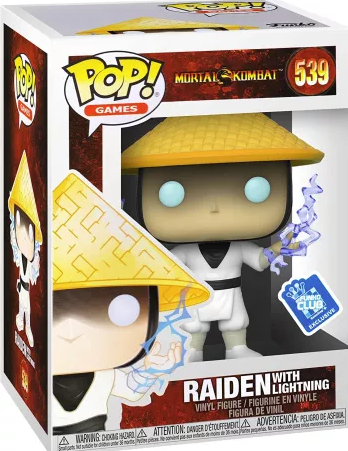 Funko Pop! Mortal Kombat Raiden with Lightning #539 - VGMX