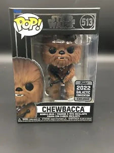 Funko Pop! Star Wars Chewbacca (Galactic Convention 2022) Figurine #513 - VGMX