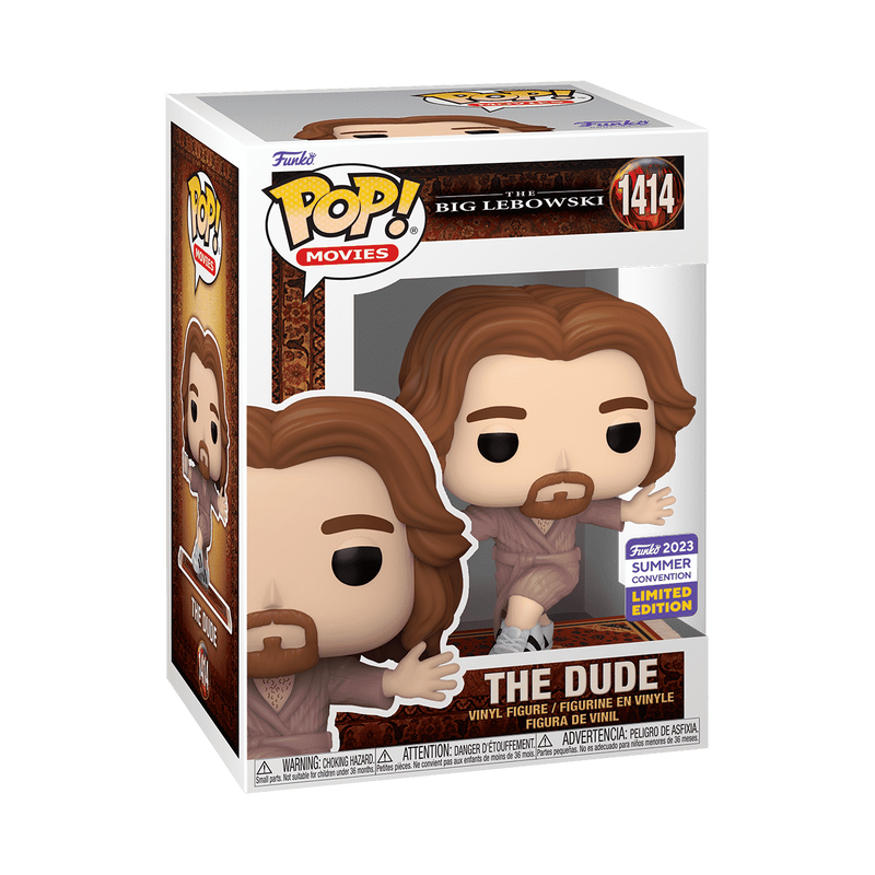 Funko Pop! The Big Lebowski The Dude in Robe Vinyl Figure [Limited Edition 2023] #1414 - VGMX