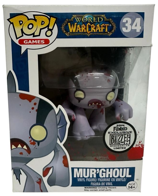Funko POP! World of Warcraft MUR'GHOUL [Blizzcon Limited Edtion] #34 - VGMX