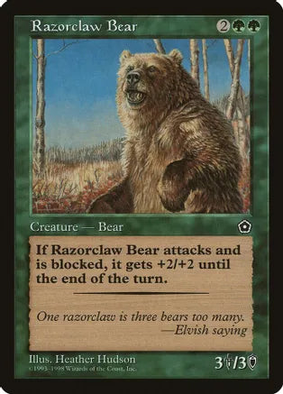 Magic: The Gathering: Razorclaw Bear - Portal Second Age (P02) - VGMX