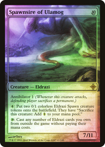 Magic: The Gathering: Spawnsire of Ulamog Rise of the Eldrazi (Foil) - VGMX